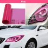 2pcs Car Headlight Protective Film Tail Light Film Motorcycle Fog Light Film, Size: 30 x 100cm (Gold) - Image 5