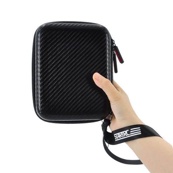 DJI Mavic Air 2 STARTRC Remote Control Waterproof Portable Carbon PU Storage Bag (Black) - Image 3