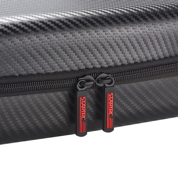 DJI Mavic Air 2 STARTRC Remote Control Waterproof Portable Carbon PU Storage Bag (Black) - Image 4