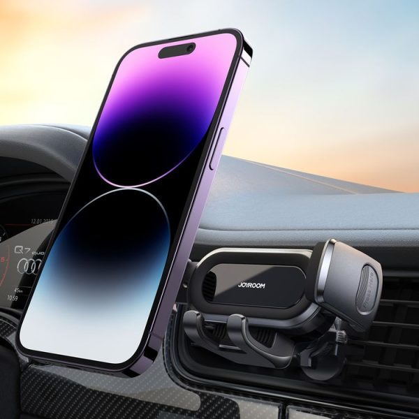 JOYROOM JR-ZS351 Car Air Outlet Phone Holder Compatible with 4.7-7 inch (Silver) - Image 4