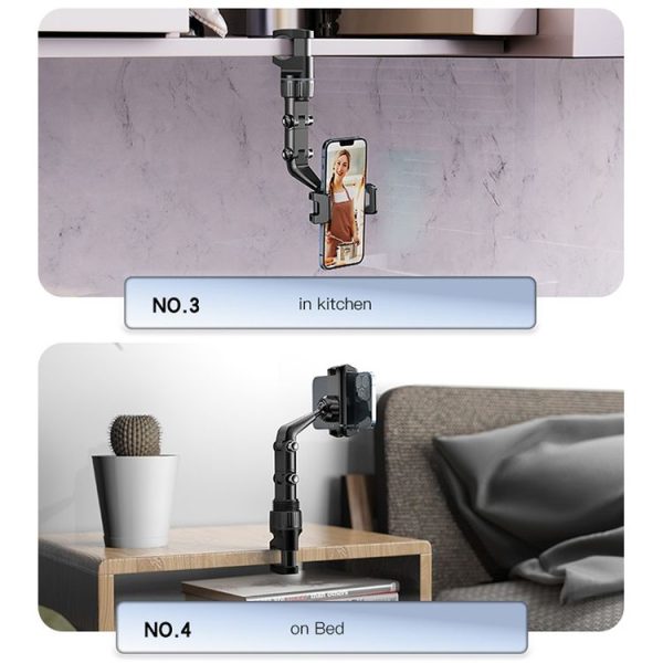 Yesido C192 Car Rearview Mirror Using Phone Holder (Black) - Image 9