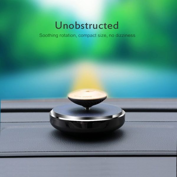 360 Degree Rotating Car Aromatherapy Humidifier (Glazed Black) - Image 5