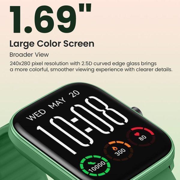 Original Xiaomi Youpin HAYLOU LS13 GST Lite 1.69 inch Square Screen Smart Bluetooth Watch Supports Blood Oxygen Tracking / Sleep Monitoring (Black) - Image 3