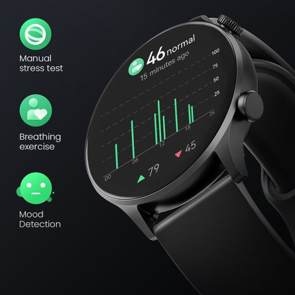 Original Xiaomi Youpin HAYLOU RT3 LS16 1.43 inch AMOLED Smart Watch Support Bluetooth Call / Health Monitoring (Silver) - Image 3