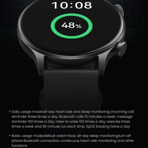 Original Xiaomi Youpin HAYLOU RT3 LS16 1.43 inch AMOLED Smart Watch Support Bluetooth Call / Health Monitoring (Silver) - Image 4