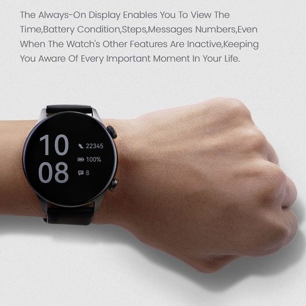 Original Xiaomi Youpin HAYLOU RT3 LS16 1.43 inch AMOLED Smart Watch Support Bluetooth Call / Health Monitoring (Silver) - Image 9