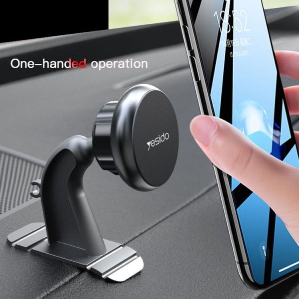 Yesido C91 Car Center Console Paste Magsafe Magnetic Phone Tablet Holder (Black) - Image 2