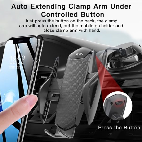 Yesido C99 Car Center Console Suction Cup Mobile Phone Navigation Holder (Black) - Image 3