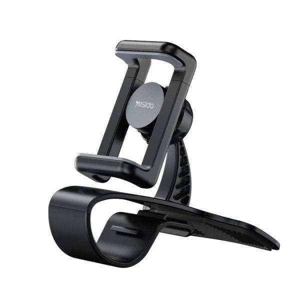 Yesido C103 Car Dashboard Snap-On Mobile Phone Navigation Holder (Black)