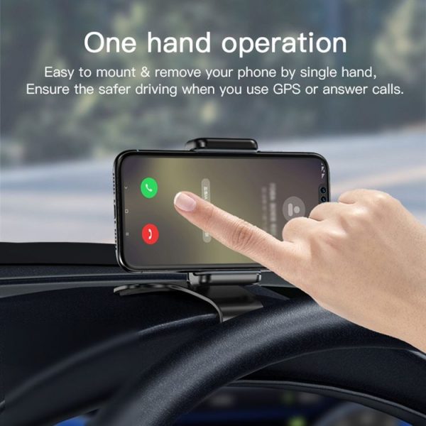 Yesido C103 Car Dashboard Snap-On Mobile Phone Navigation Holder (Black) - Image 7