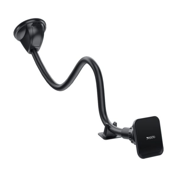 Yesido C109 360 Degree Rotation Car Windshield Suction Cup Magsafe Magnetic Phone Holder (Black)