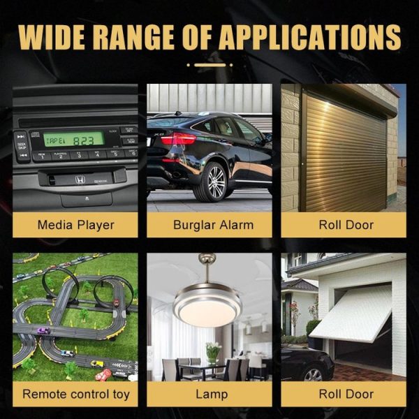 315MHz Copy Code 2pcs For Yadea Four-button Anti-theft Alarm Wireless Key Remote Control - Image 7