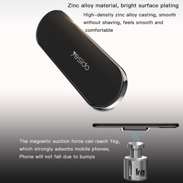 Yesido C83 Car Strong Magnetic Phone Holder (Black) - Image 6