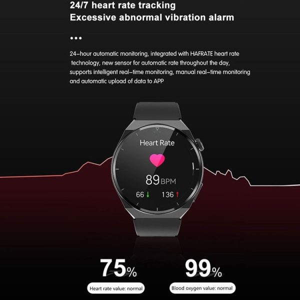TK20 1.39 inch IP68 Waterproof Leather Band Smart Watch Supports ECG / Remote Families Care / Body Temperature Monitoring (Brown) - Image 12