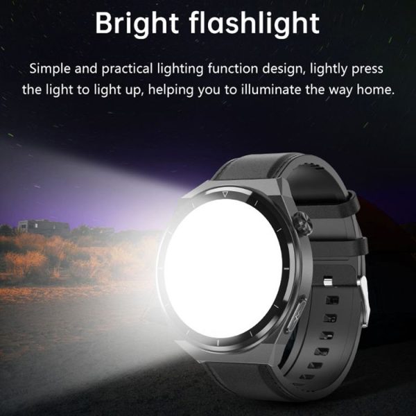 TK20 1.39 inch IP68 Waterproof Leather Band Smart Watch Supports ECG / Remote Families Care / Body Temperature Monitoring (Brown) - Image 14