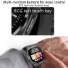 TK20 1.39 inch IP68 Waterproof Leather Band Smart Watch Supports ECG / Remote Families Care / Body Temperature Monitoring (Brown) - Image 7