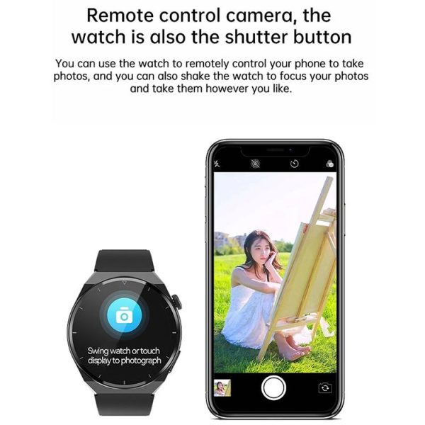 TK20 1.39 inch IP68 Waterproof Leather Band Smart Watch Supports ECG / Remote Families Care / Body Temperature Monitoring (Brown) - Image 8