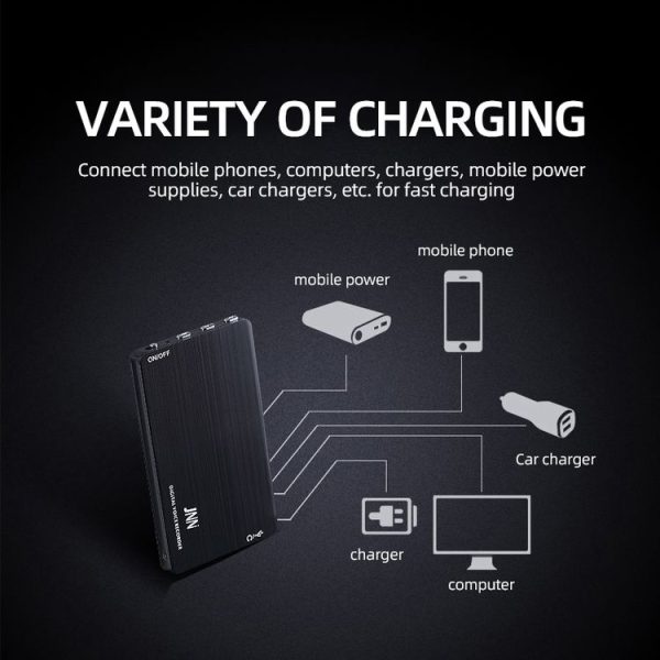 JNN M2 Ultra-thin HD Noise Reduction Intelligent Control Voice Voice Recorder, Capacity: 64GB (Black) - Image 10