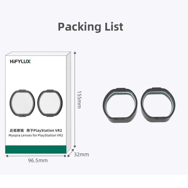 PlayStation VR2 Hifylux Myopia Glasses Aspherical Resin Lens (-1.0D) - Image 10