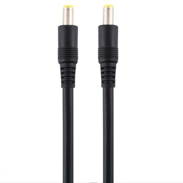 DC Power Plug 5.5 x 2.5mm Male to Male Adapter Connector Cable, Cable Length: 1m (Black) - Image 2