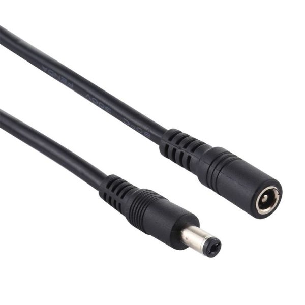 8A 5.5 x 2.1mm Female to Male DC Power Extension Cable, Length: 3m (Black) - Image 3
