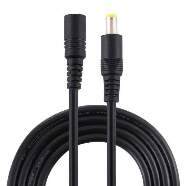8A 5.5 x 2.5mm Female to Male DC Power Extension Cable, Cable Length: 1m (Black)