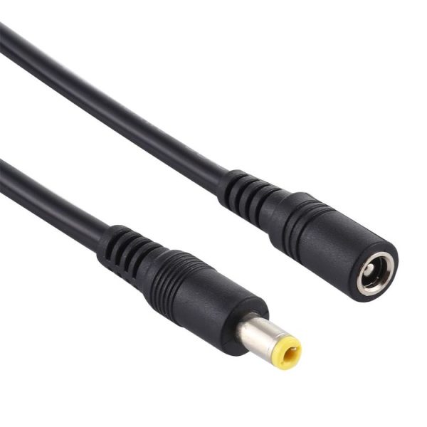 8A 5.5 x 2.5mm Female to Male DC Power Extension Cable, Cable Length: 1m (Black) - Image 3