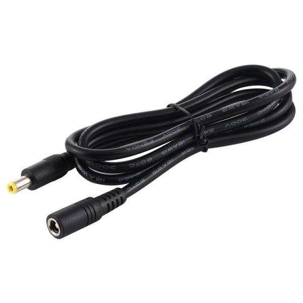 8A 5.5 x 2.5mm Female to Male DC Power Extension Cable, Cable Length: 1m (Black) - Image 4