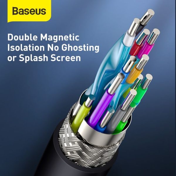 Baseus CAKGQ-B01 High Definition Series HDMI to HDMI Adapter Cable, Cable Length: 2m (Black) - Image 7