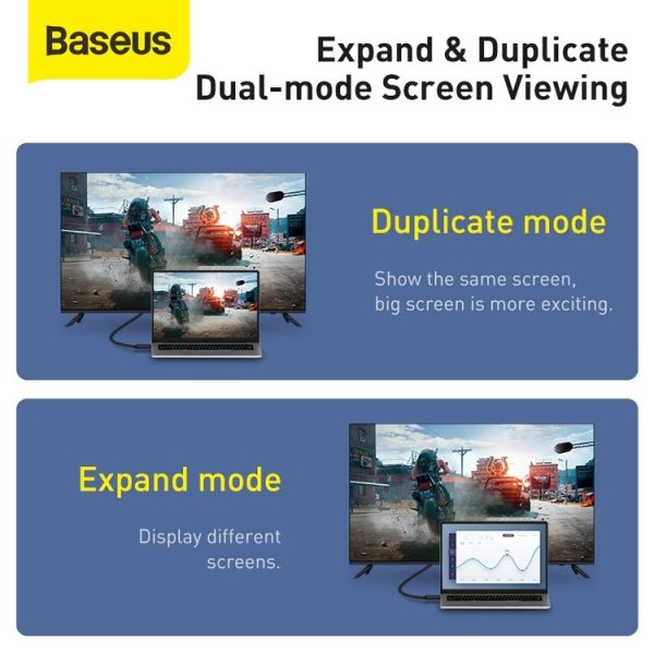 Baseus CAKGQ-B01 High Definition Series HDMI to HDMI Adapter Cable, Cable Length: 2m (Black) - Image 9