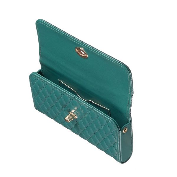 Crossbody PU Horizontal BFB02 Shoulder Bag (Green) - Image 4
