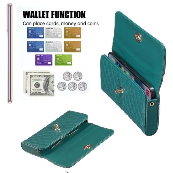 Crossbody PU Horizontal BFB02 Shoulder Bag (Green) - Image 5