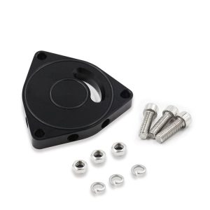 Honda Civic 2015-2021 Car Turbo Blow Off Valve Plate Spacer BOV 1.5T Coupe Billet (Black)