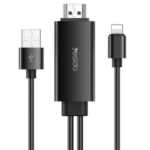 Yesido HM04 8 Pin to HDMI Adapter Cable, Length: 1.8m