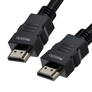 Yesido HM09 HDMI Male to HDMI Male HD Adapter Cable, Length: 1.5m