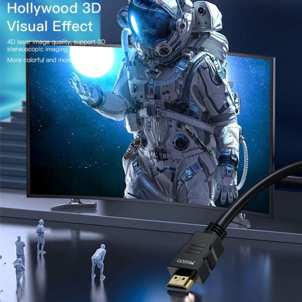 Yesido HM09 HDMI Male to HDMI Male HD Adapter Cable, Length: 1.5m - Image 5