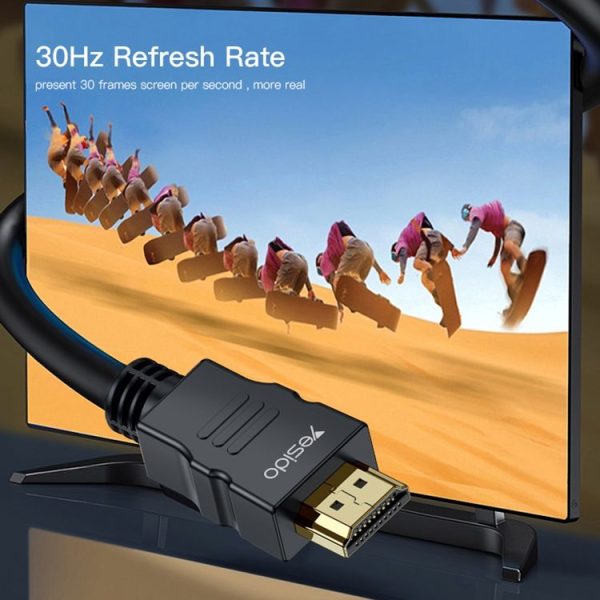 Yesido HM09 HDMI Male to HDMI Male HD Adapter Cable, Length: 1.5m - Image 6