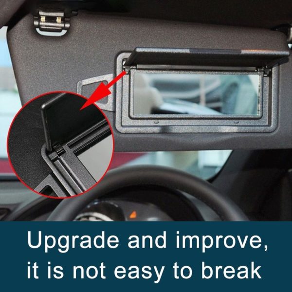 Mercedes Benz W212 / W218 Left Driving Car Sun Visor Makeup Mirror, Type: Right Side 212 810 0001 (Black) - Image 5