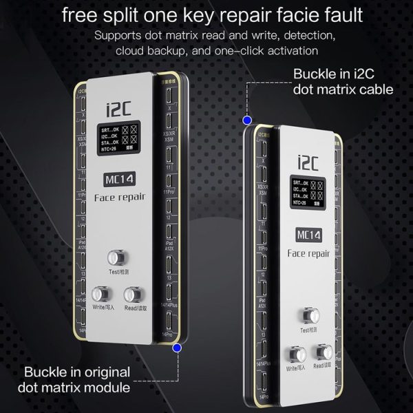I2C MC14 Dot Matrix Repair Instrument for iPhone X to 14Pro Max / iPad Pro 3 / 4 Series - Image 5