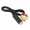 AV to HDMI 1080P HD Converter, Length: 1m (Black)