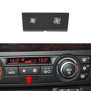 BMW 1 Series / 3 Series / X1 / X3 Left Driving Car Air Conditioner Panel Switch Button Air Volume Key Without OFF 6411 9320 348-MA