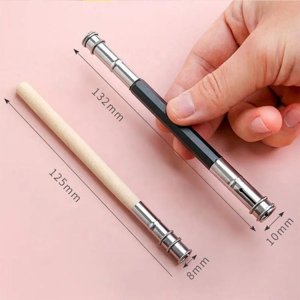 Adjustable Wooden Double Ended Pencil Extender To Lengthen The Pen Barrel - Image 2