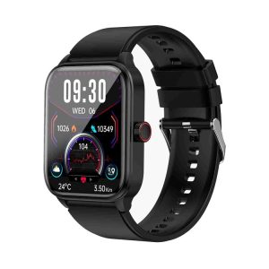 ET540 1.91 inch IP67 Waterproof Silicone Band Smart Watch, Support ECG / Non-invasive Blood Glucose Measurement (Black)