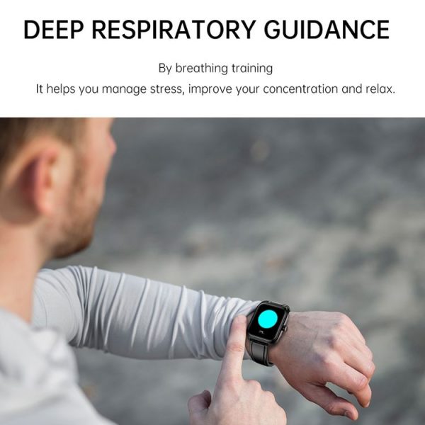 ET540 1.91 inch IP67 Waterproof Silicone Band Smart Watch, Support ECG / Non-invasive Blood Glucose Measurement (Black) - Image 12