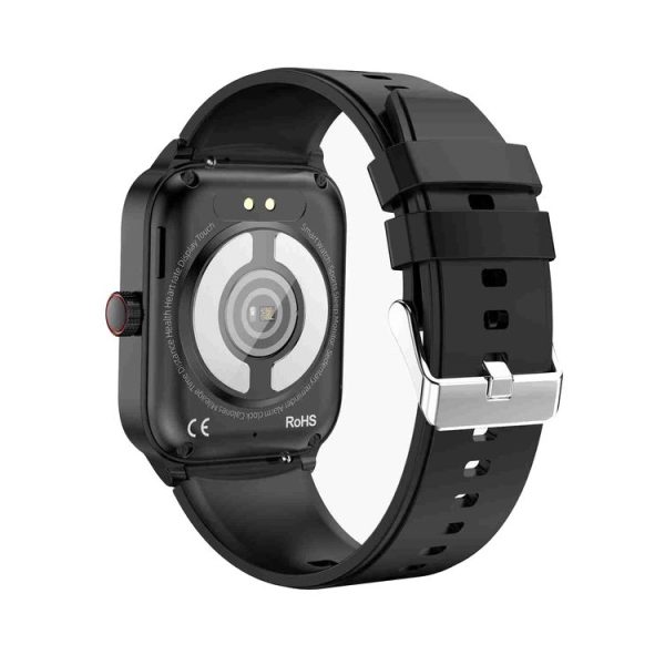 ET540 1.91 inch IP67 Waterproof Silicone Band Smart Watch, Support ECG / Non-invasive Blood Glucose Measurement (Black) - Image 2