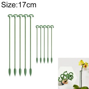 10pcs Plant Potted Flower Shape Support Rod Fixed Anti-lodging Leaf Guard Frame, Size: 17cm