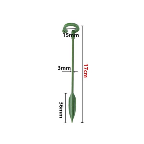 10pcs Plant Potted Flower Shape Support Rod Fixed Anti-lodging Leaf Guard Frame, Size: 17cm - Image 2