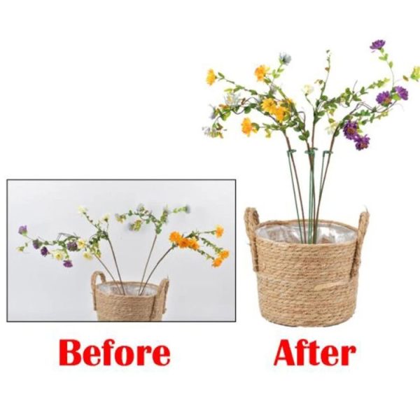 10pcs Plant Potted Flower Shape Support Rod Fixed Anti-lodging Leaf Guard Frame, Size: 17cm - Image 4
