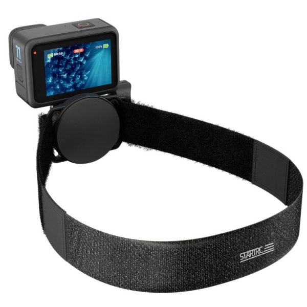 STARTRC Action Camera Magnetic POV View Bracket Quick Release Headband - Image 3