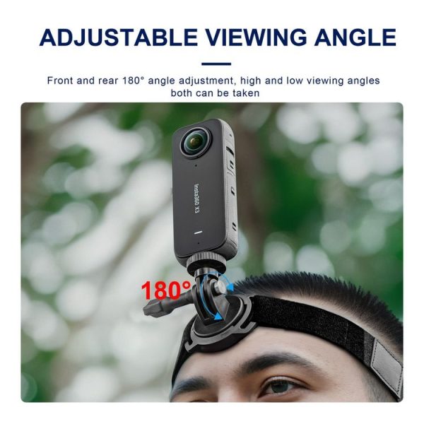 STARTRC Action Camera Magnetic POV View Bracket Quick Release Headband - Image 7